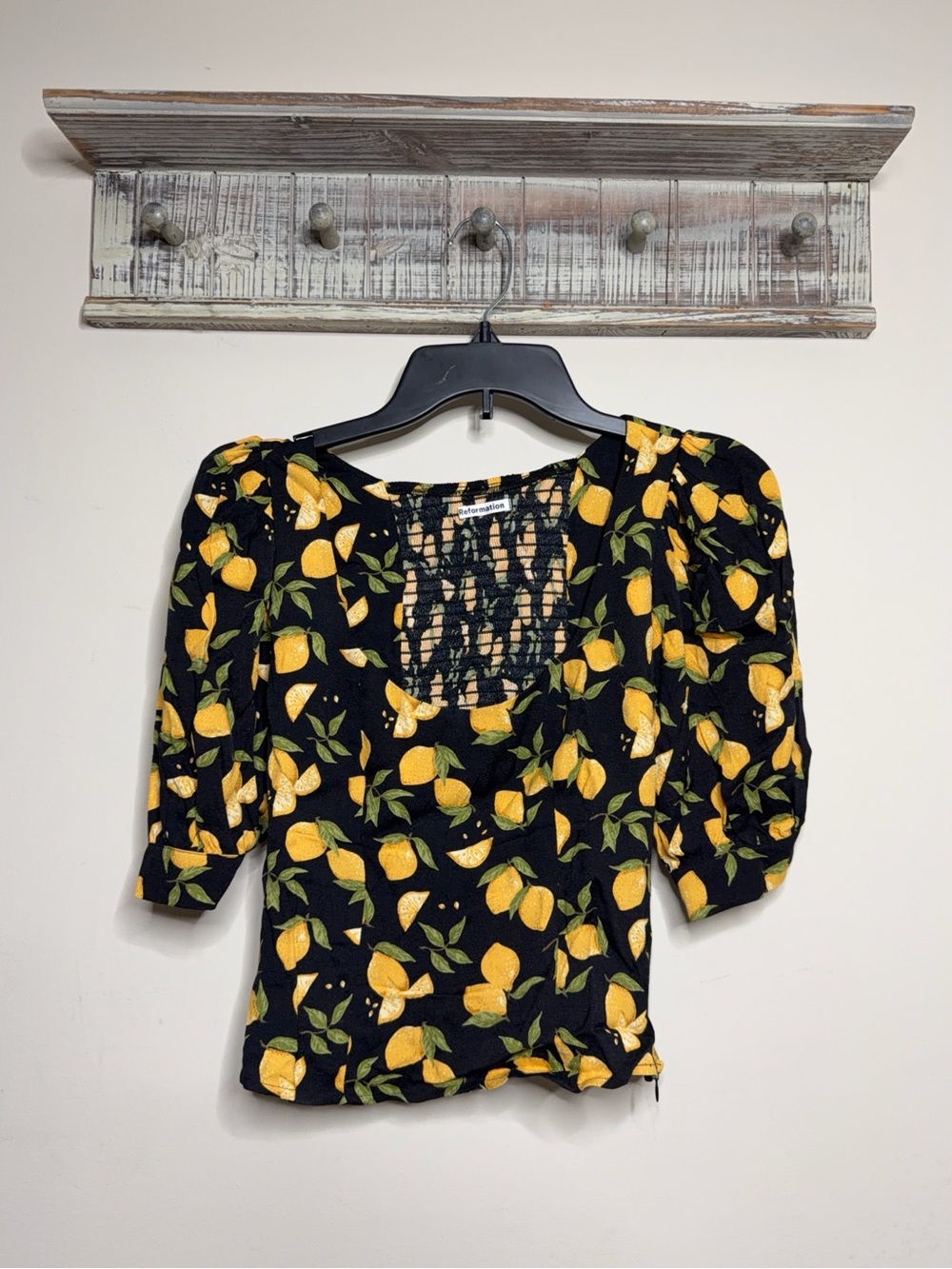 Reformation Cave Top Lemon Drop - Picture 5 of 8